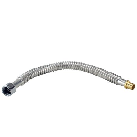 APOLLO PEX 3/4 in. Stainless Steel PEX Barb x 3/4 in. Female Pipe Thread x 18 in. Water Heater Connector APXCSST1834